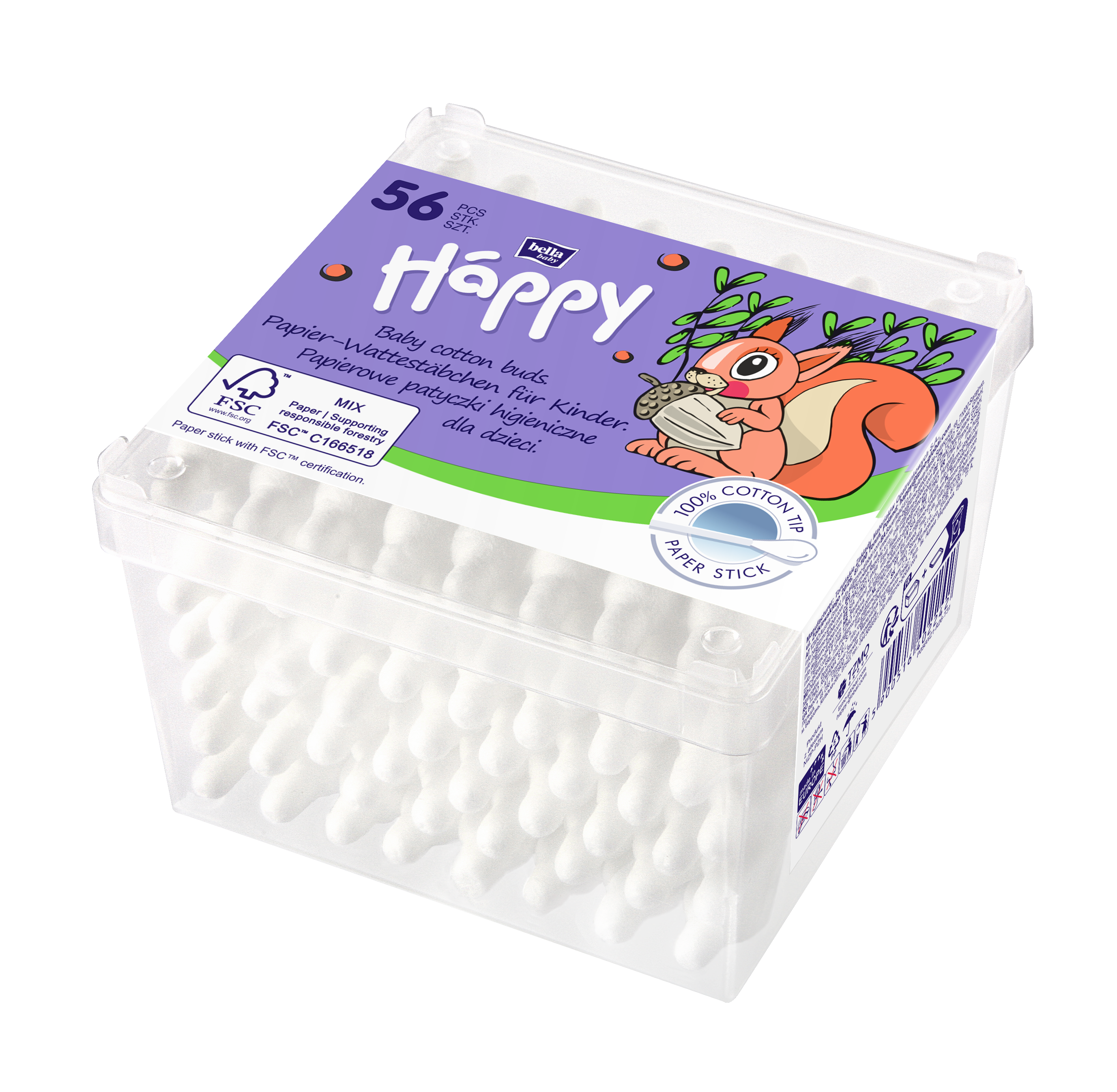 Bella Baby Happy Coton-tiges 